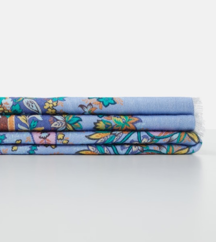 Плед Etro IRIS AK851 X0880 blue синий 140х190 Артикул: 70105 Silk-Dreams фото 3